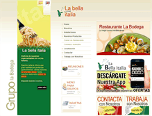 Tablet Screenshot of labellaitalia.net